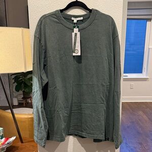 Threads 4 Thought Deep Green Long Sleeve Tee